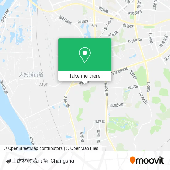 栗山建材物流市场 map