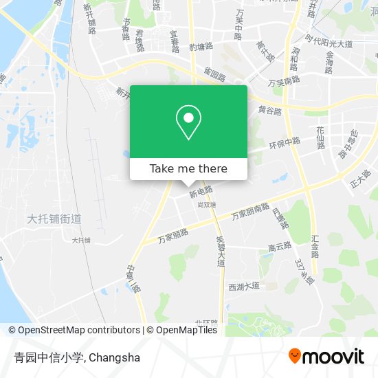 青园中信小学 map