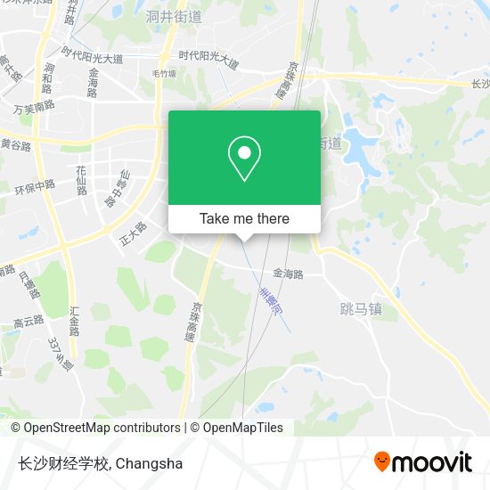 长沙财经学校 map
