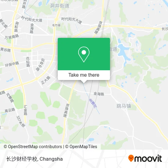 长沙财经学校 map