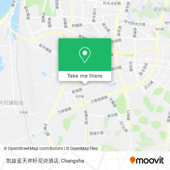 凯旋蓝天岸轩尼诗酒店 map