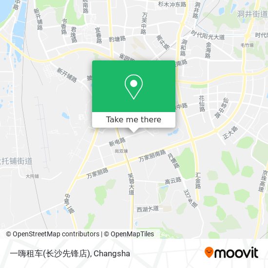 一嗨租车(长沙先锋店) map