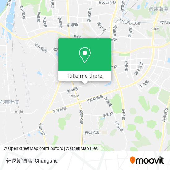 轩尼斯酒店 map