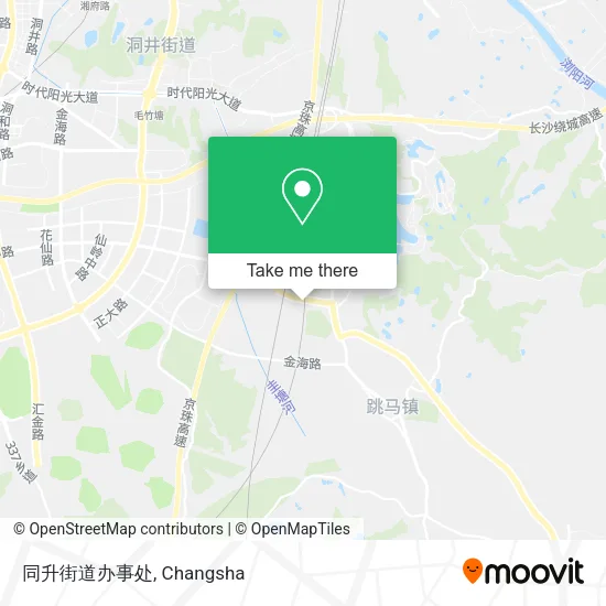 同升街道办事处 map