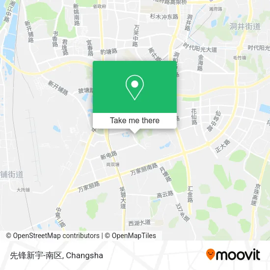 先锋新宇-南区 map