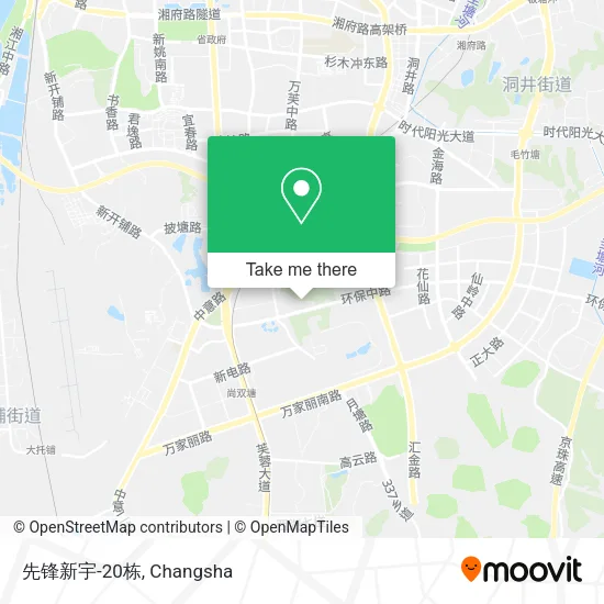 先锋新宇-20栋 map