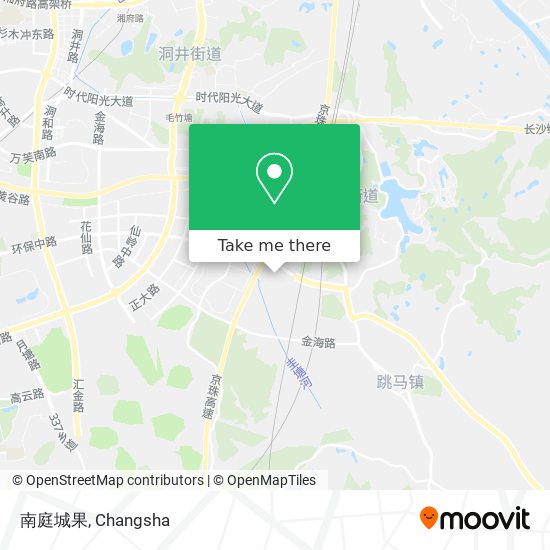 南庭城果 map