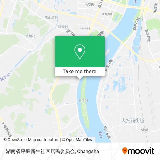 湖南省坪塘新生社区居民委员会 map
