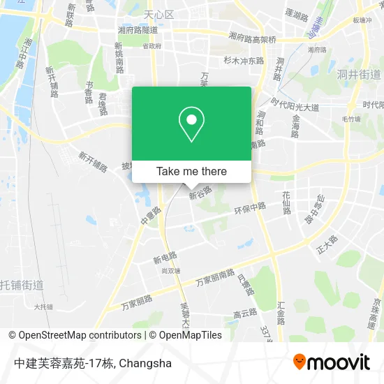 中建芙蓉嘉苑-17栋 map