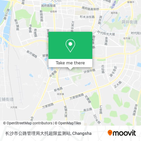 长沙市公路管理局大托超限监测站 map