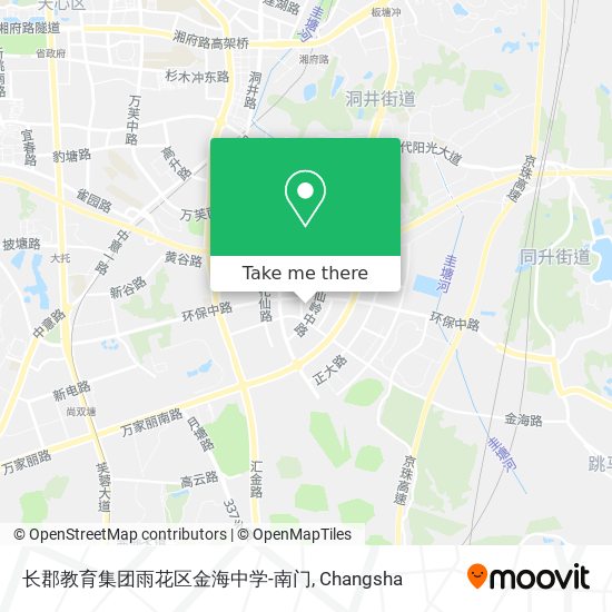 长郡教育集团雨花区金海中学-南门 map