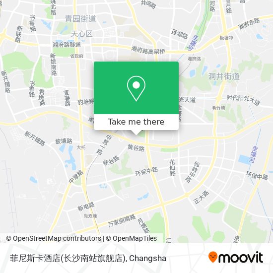 菲尼斯卡酒店(长沙南站旗舰店) map
