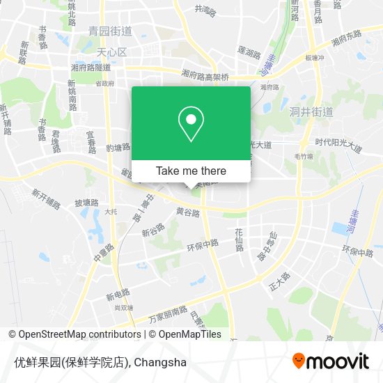 优鲜果园(保鲜学院店) map