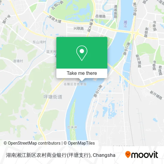 湖南湘江新区农村商业银行(坪塘支行) map