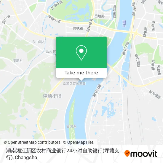 湖南湘江新区农村商业银行24小时自助银行(坪塘支行) map