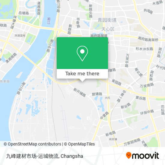 九峰建材市场-运城物流 map