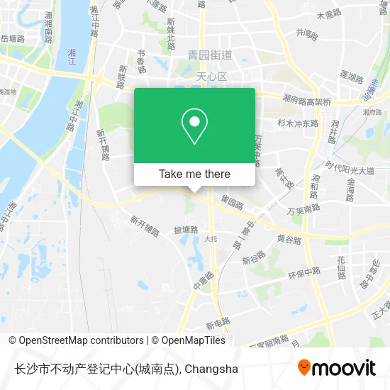 长沙市不动产登记中心(城南点) map