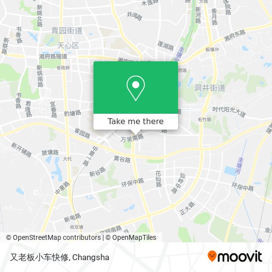 又老板小车快修 map