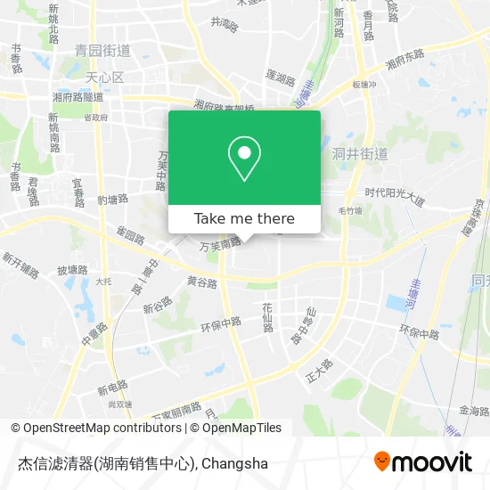 杰信滤清器(湖南销售中心) map