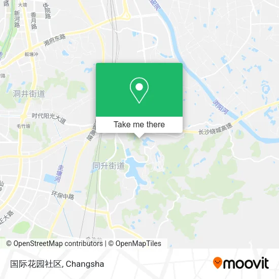 国际花园社区 map