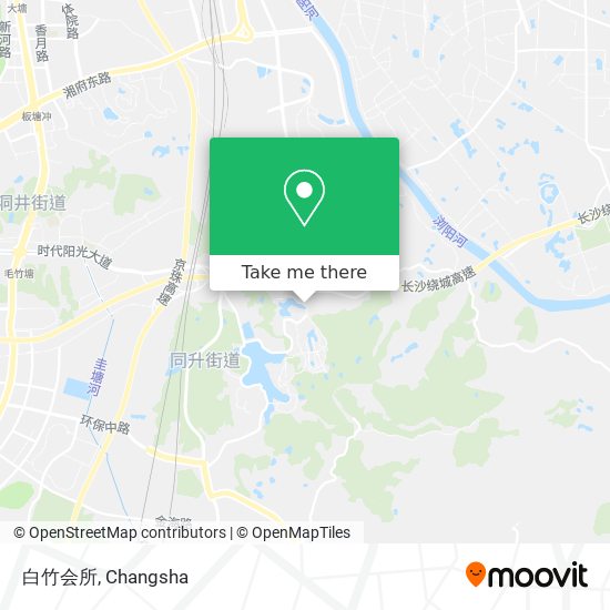 白竹会所 map