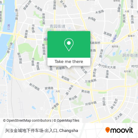 兴汝金城地下停车场-出入口 map