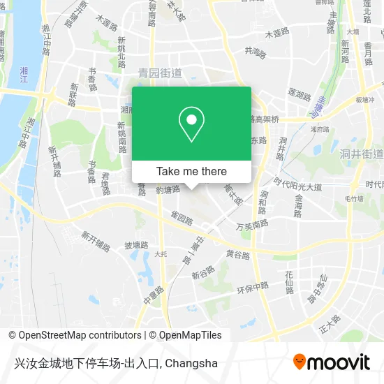 兴汝金城地下停车场-出入口 map