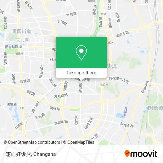 惠而好饭店 map