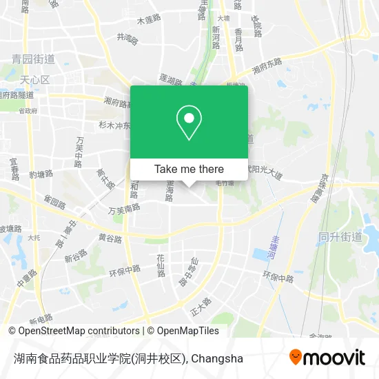 湖南食品药品职业学院(洞井校区) map
