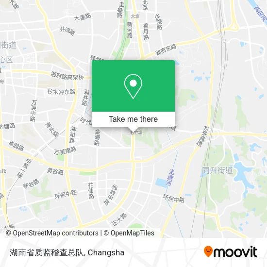 湖南省质监稽查总队 map