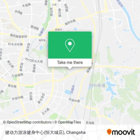 健动力游泳健身中心(恒大城店) map