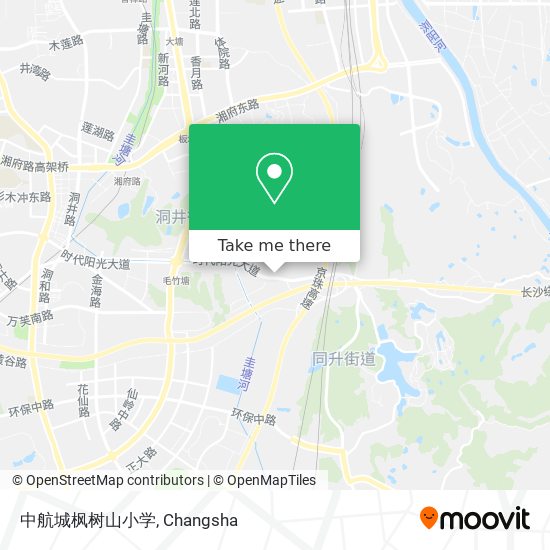 中航城枫树山小学 map