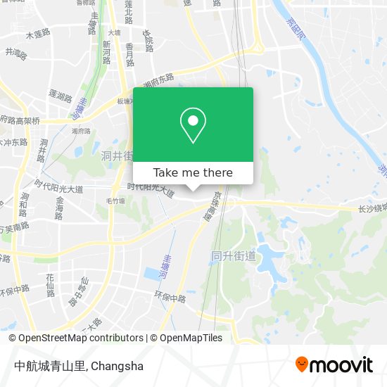 中航城青山里 map