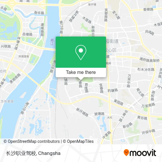 长沙职业驾校 map