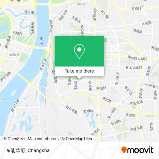 东能华府 map