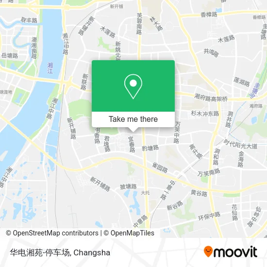 华电湘苑-停车场 map