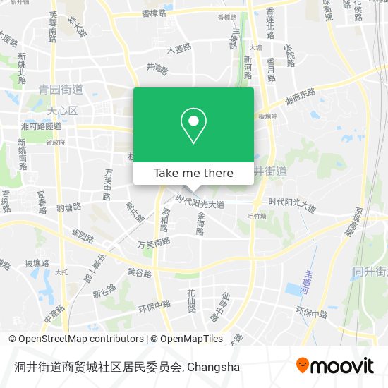 洞井街道商贸城社区居民委员会 map