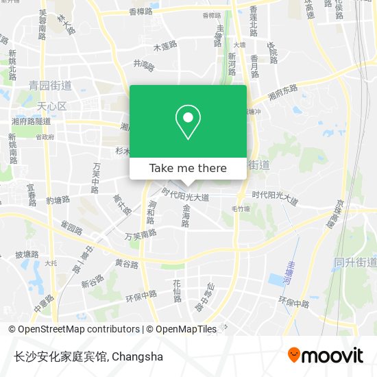 长沙安化家庭宾馆 map