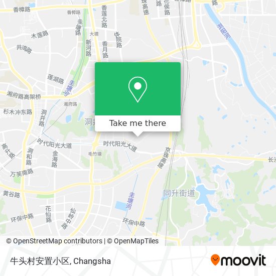 牛头村安置小区 map