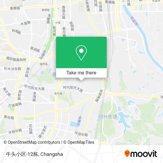 牛头小区-12栋 map