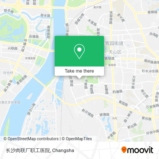 长沙肉联厂职工医院 map
