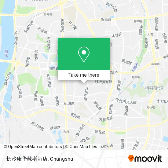 长沙康华戴斯酒店 map