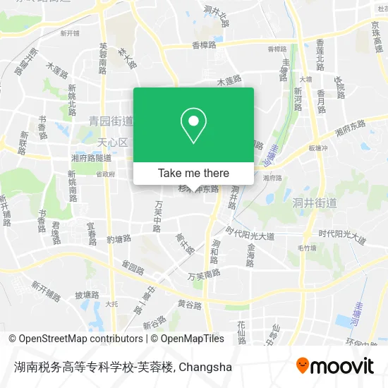 湖南税务高等专科学校-芙蓉楼 map