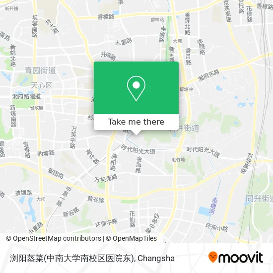 浏阳蒸菜(中南大学南校区医院东) map