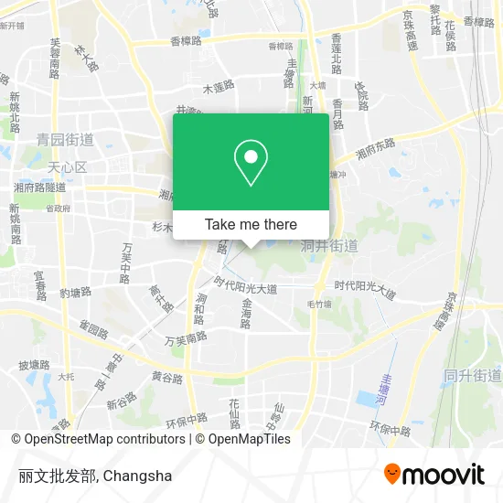 丽文批发部 map