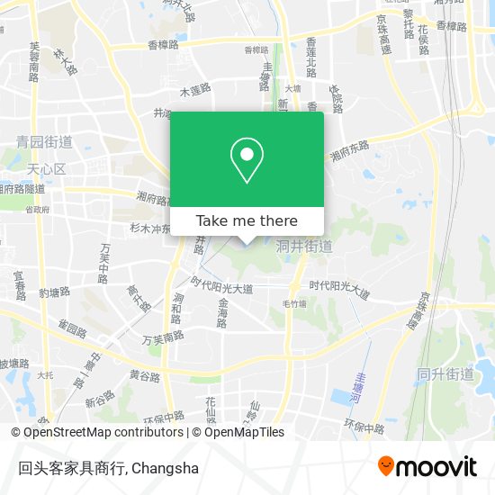回头客家具商行 map