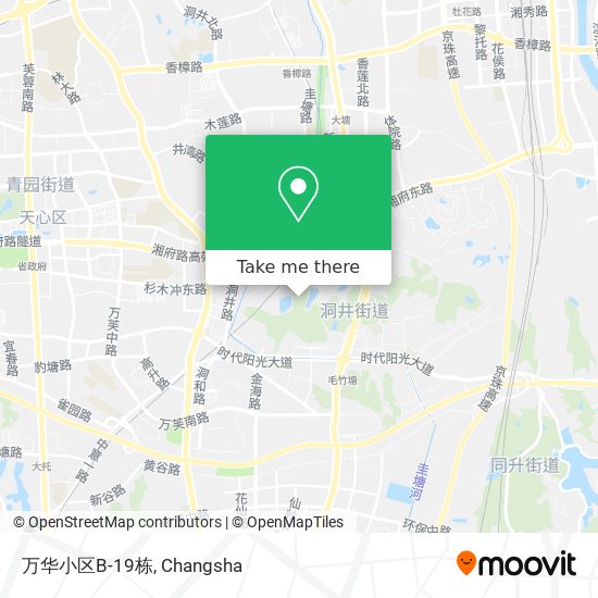 万华小区B-19栋 map