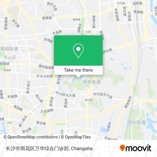 长沙市雨花区万华综合门诊部 map