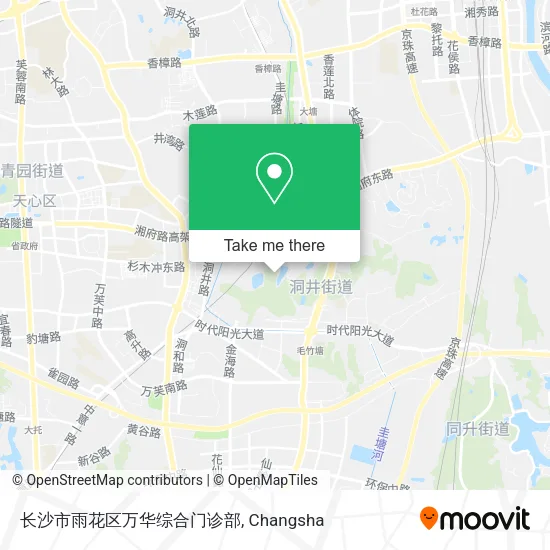 长沙市雨花区万华综合门诊部 map