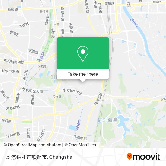 蔚然锦和连锁超市 map